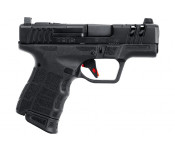 SAR USA SAR9SCG2BL SAR9 SC Gen2 Compact Frame 12+1/15+1 3.30" Black Steel Barrel, Black Serrated Steel Slide, Black Polymer Frame, Black Interchangeable Backstrap Grip
