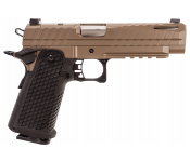 Live Free Armory Apollo 11 Full Size 9mm 5" Barrel 17rd Semi-Auto Pistol W/ FDE Finish, Optics Ready - Double Stack 1911-Style Handgun