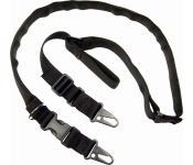 Tacshield T6030BK Warrior 2-in-1 Sling made of Black Webbing with HK Snap Hook & Padded Fast Adjust Design for Rifle/Shotgun