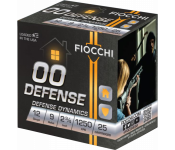 Fiocchi 12EX00BK 12 Gauge 00 Buckshot, 9 Pellet, 2.75",  Blue Hulls  *LTD*  25 Round Boxes - 250 Shot Case