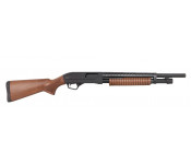 Winchester SXP Pump Action 12 Gauge Trench Shotgun with Hardwood Stock, Corn Bob Forend Heatshield and Chrome Lined Bore, 18" Barrel, 5+1 Capacity - 512418395
