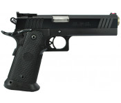 TriStar 85675 SPS Pantera 1911 9mm Luger 5" 18+1, Black Beavertail Frame, Serrated Blued Steel Slide, Polymer Grip