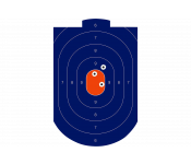 Birchwood Casey 35714 Dirty Bird Silhouette Target Silhouette Tagboard Target 12" x 18" 100 Per Pkg