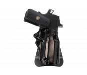 Galco SM2212RB Speed Master 2.0 OWB Black Leather Paddle Fits 1911 5" Barrel