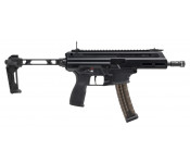 Springfield Armory Kuna 9mm Semi-Auto Pistol, Roller Delayed Blowback, w/ Strike Industries Folding Brace, Hybrid Flip Up Sights, (2) 30rd Magazines - KN9069B-FSA