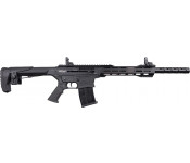 GForce Arms Semi-Automatic 12 Gauge AR-12 Shotgun, 18.5" Barrel, M-LOK Handguard, (2) 5 Round Magazines - Black - GF00M12
