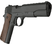 Tisas 1911A1 U.S Army 7+1 .45 ACP Full Size Government Model - Brown Plastic Grips. Turkish Made By Tisas. 