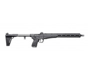 Kel-Tec SUB2000 Gen3 Semi-Automatic 9x19mm Rifle, 16.15" Black Nitride Steel Barrel, 15+1 Capacity - Black - SUB2K9GLKBLK