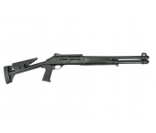 Ermox X-Defense-P1 M4 Type Tactical Semi Auto Shotgun, 12 Ga, Gas Piston Operated, 5+1, 18.5" Barrel, Fiber Optic Front Sight, Choke Tube Set, Black 