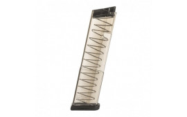 ETS 9mm 12rd Mag - Fits Glock 43 - Clear Black - GLK-43-12