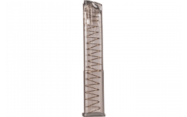 ETS Group SMKGLK18G2 Pistol Mags 31rd 9mm For Glock 18 Smoke Polymer