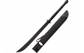 Cold Steel CS-97THAMS Thai 22" Black Matte Baked-On Anti Rust 1055 Carbon Steel Blade/ Flat, Oval Black w/Steel Guards Polypropylene Handle 36.50" Long Includes Sheath