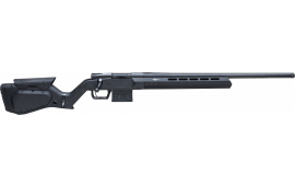 Howa HHERA308HBBLK M1500 Hera 5+1 24" Heavy Threaded Barrel, Black Rec, Black Hera H7 Chassis Stock