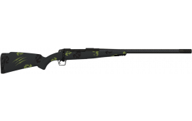 Fierce Firearms ROG65PRC22BF Carbon Rogue 3+1 22" Carbon Fiber Barrel, Black Cerakote Steel Rec, Forest Camo Rogue Stock