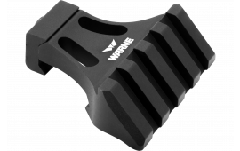 Warne A645TW Side Mount Adapter Black Aluminum 45 Degree Angle