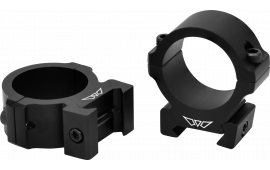 Warne V614M Vapor Horizontal Ring Set Matte Black 30mm Tube Medium