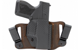 Versacarry INS201365 Insurgent Deluxe IWB/OWB Brown Polymer Belt Clip Fits Sig P365 Right Hand