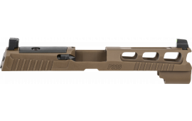 Sig Sauer 8900953 P320 Sig P320 9mm Luger PVD Coyote Brown Stainless Steel Optic Ready Slide XRAY3 Suppressor Sights Compatible With ROMEO1 & Romeo Pro