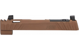 Sig Sauer 8901048 P365 Sig P365/P365XL/P365X 9mm Luger Nitride Coyote Brown Stainless Steel Optic Ready/Integrated Compensator Slide XRAY3 Suppressor Sights Compatible With ROMEOZERO/ROMEOZERO Elite