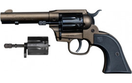 Diamondback DB0500A071 Sidekick 22 LR/22 WMR #9 Shot 4.50" Midnight Bronze Barrel, Black Cerakote Cylinder, Midnight Bronze Cerakote Zinc Alloy Frame, Black Polymer Grips Revolver