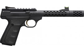 Browning 051584490 Buck Mark Plus Vision Triad .22LR 5.5" Black Fiber OPTIC*