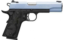 Browning 051989492 1911-380 Black Label 4.25"FS 8rd POLARBLUE*
