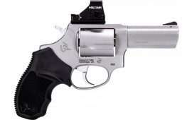Taurus 2605P39 605 T.O.R.O. #5 Shot 3" Barrel Stainless Steel, Black Rubber Grip Features Optic Mount For Micro Red Dot Revolver