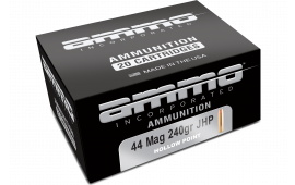 Ammo Inc 44240JHPA20 Signature 44 Mag 240 GRJacketed Hollow Point (JHP) 20 Per Box/10 Cs - 20rd Box