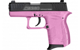 Diamondback DB0100E112 G4 6+1 2" Stainless Steel Barrel, Black Serrated w/Laser Logo Slide, Pink Polymer Frame w/Beavertail, Pink Polymer Grips