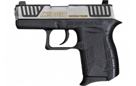Diamondback DB0100E032 G4 6+1 2" Stainless Steel Barrel, Stainless Steel w/Black Accents Serrated w/Laser Logo Slide, Black Polymer Frame w/Beavertail, Black Polymer Grips