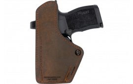 Versacarry 1CC2621G19 Compound Custom IWB Brown Polymer Belt Clip Fits Glock 19 Right Hand