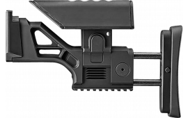 FN 20100566 SSR Rear Stock Assembly Black Aluminum, Fully Adjustable for FN Scar 16S/17S