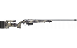 Bergara Rifles B14LM361CF B-14 HMR Wilderness 5+1 26" TB Carbon Fiber Wrapped Barrel Woodland Camo Molded with Mini-Chassis Stock Right Hand