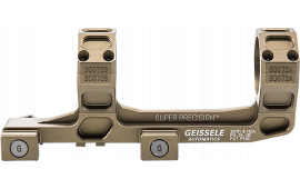 Geissele Automatics Super Precision Scope Mount/Ring Combo Extended Desert Dirt Aluminum 30mm Tube Picatinny Rail Mount