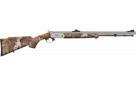 Traditions R721108432S Buckstalker XT 209 Primer 24", Stainless Cerakote Barrel/Rec, Next Camo Wyld Synthetic Stock, Fiber Optic Sights
