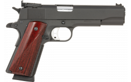 Fusion Firearms 1911GOLD9 1911 Freedom Gold 8+1 4.25" Chrome Barrel, Black Oxide Frame & Slide, Red Cocobolo Grips, Novak Sights