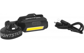 Nightstick USB4510B USB-4510B Multi-Flood Black 35/60/250 Lumens Green/Red/White LED Bulb Clip-On/Black Strap