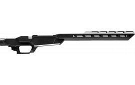 Sharps Bros SBC05 Heatseeker Rifle Chassis Stock 6061-T6 Aluminum w/Black Cerakote Finish, 14" M-Lok Handguard, Fits Ruger American Rifle Ranch Short Action