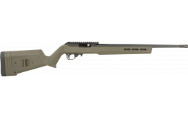 Black Rain Ordnance BRO22HOD Hunter 10+1, Black Threaded Barrel/Rec, OD Green Magpul X-22 Hunter Stock, Optics Mount