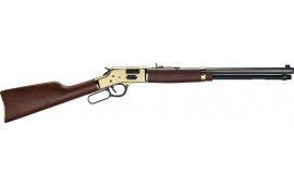 Henry Big Boy .44 Magnum Lever Action Rifle, Brass Receiver with Side Loading Gate, 20" Blued Octagon Barrel, Walnut Stock, 10+1 Capacity - H006G