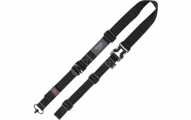 Allen 8493 Citadel Double Point Rifle Sling, Quick Detach Swivels, Tri-Sectional Custom Fitting Black Heavy-Duty Webbing