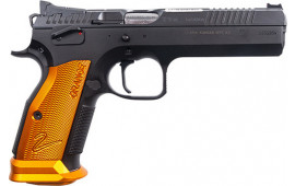 CZ USA 91266 TS2 SA FS20rdBlack Polycoat Orange Grip