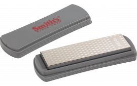 Smiths Products 51312 DualGrit Double-Sided Sharpening Stone 6" Diamond Sharpener Medium/Fine Gray