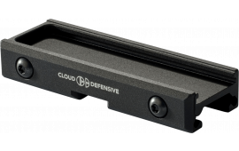 Cloud Defensive LCSMK2JBLK LCS Inline Mount Black Anodized Polymer Compatible w/ Streamlight ProTac Series Picatinny Rail Mount