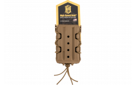 High Speed Gear 162R01CB X2R Taco V2 Mag Pouch Double, Coyote Brown Polymer, Belt Clip/MOLLE U-Mount, Compatible w/ AR/AK Rifle Mags