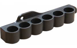 Adaptive Tactical AT06000M Receiver Mounted Shell Carrier 6rd 12 Gauge, Black Synthetic Rubber, Fits Mossberg 500/590/Maverick 88