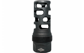 Yankee Hill 4445MB24B sRx Q.D. Muzzle Brake Short Black Phosphate Steel with 11/16"-24 tpi for sRx Adapters