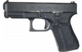 Talon Grips EV02R Adhesive Grip Textured Black Rubber, Fits Compact Glock Gen 5 (19, 23, etc.)