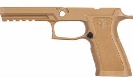 Sig Sauer GRIPMODXF943MCOY P320 Grip Module X-Series (Medium Size Module), 9mm Luger/40 S&w/357 Sig, Coyote Polymer, Fits Full Size Sig P320 (4.70")