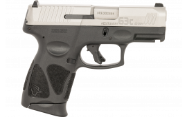 Taurus 1G3C4039 G3C 10+1 (3) 3.26", Matte Stainless Slide, Black Polymer Frame w/Picatinny Rail, Polymer Grips